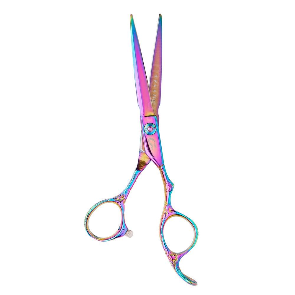 Tesoura Profissional Umi Fio Navalha 702-55 Colorida