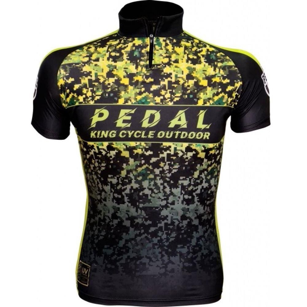 Camiseta De Ciclismo King Brasil Com Bolsos - Pedal 03 SSX Multicoisas