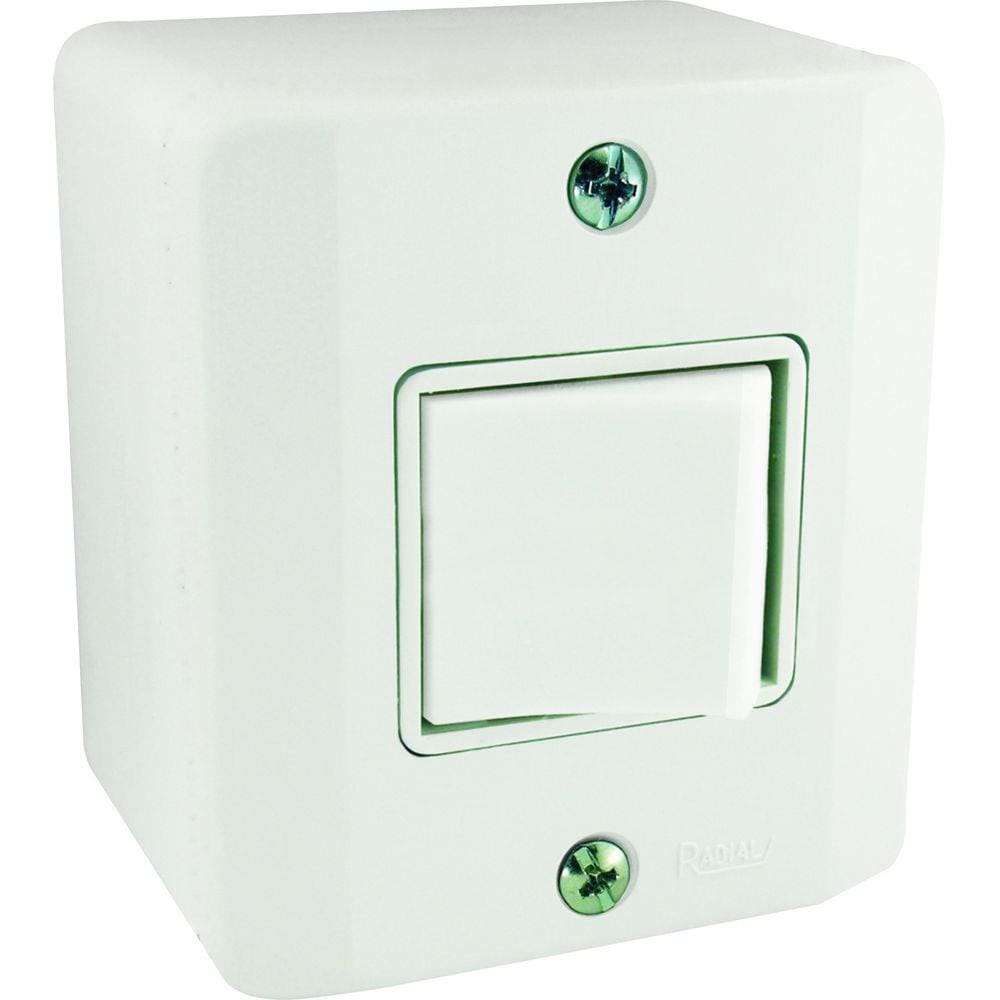 Interruptor 1 Tecla Bipolar Paral. Sistema X Branco Radial