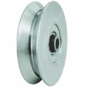 Roldana Aço Canal V 2 1/2" Para Portão De Correr