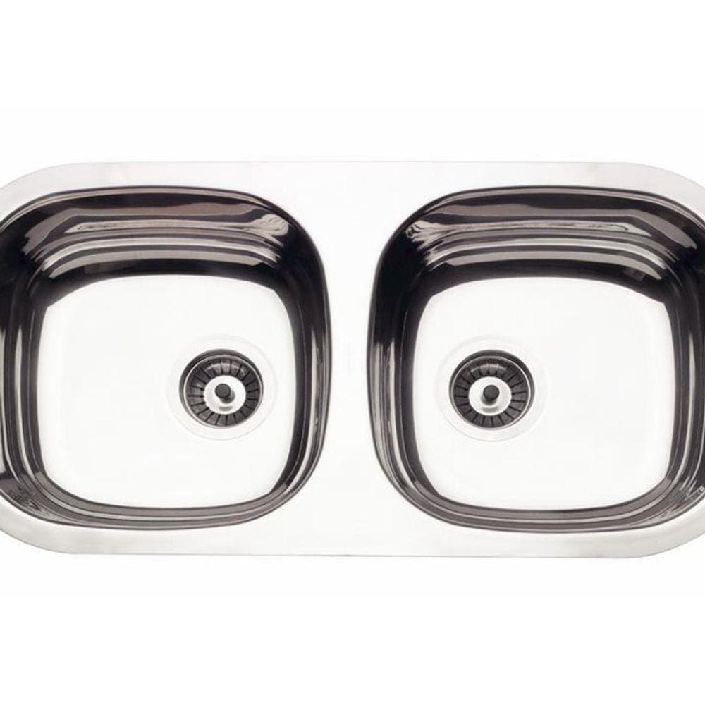 Cuba Dupla Inox Polido 78X34Cm 34Bl Tramontina