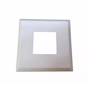 Canopla Nylon Corrimão Quadrada 10 Peças 25X25Mm