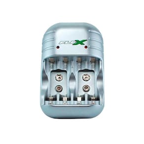 Carregador De Pilhas Aa/Aaa/9V Fxc03 Bivolt Flex