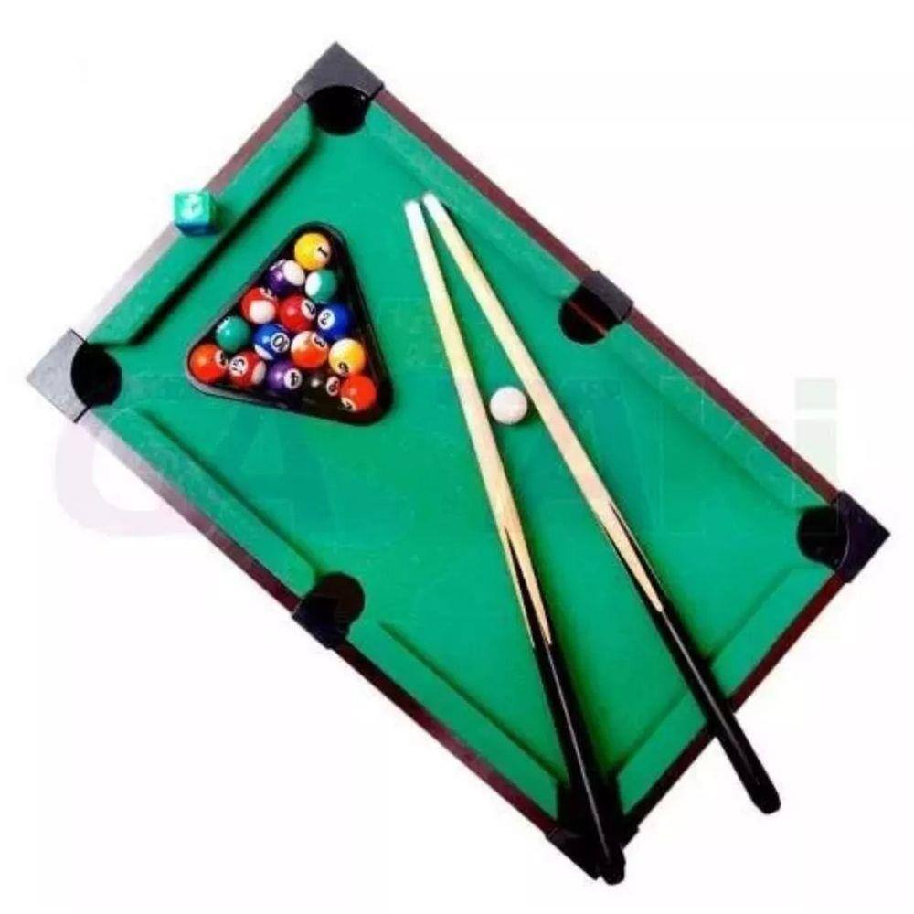 MESA DE SINUCA BILHAR INFANTIL SNOOKER DESMONTAVEL PEZINHO MESA CHAO  COMPLETO MINI CRIANÇA