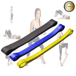 Kit 3 Super Mini Band Extensor Elástico Leve, Médio E Forte