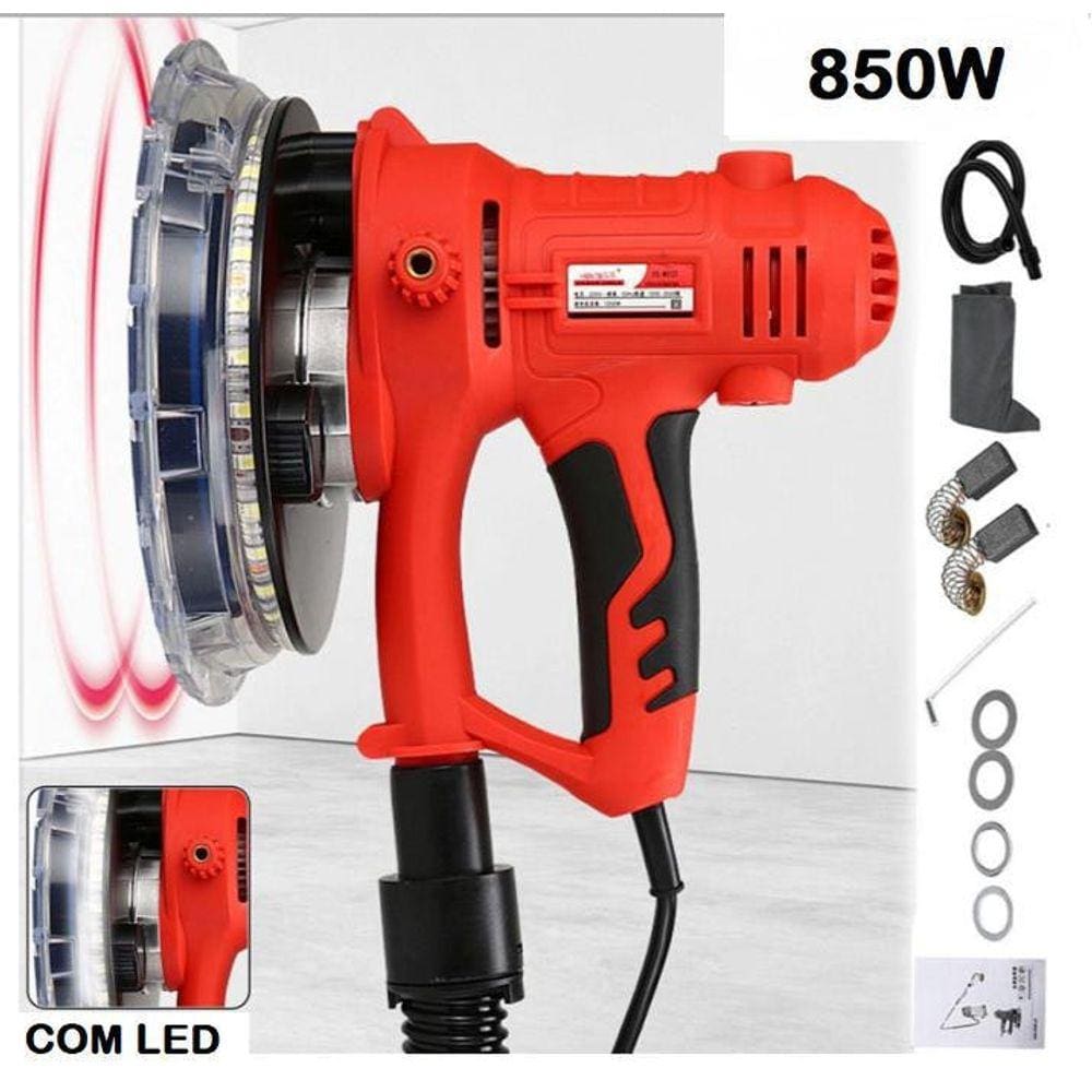 Lixadeira De Parede E De Teto 850W Drywall