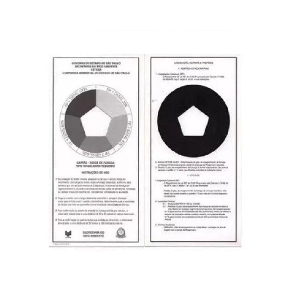 Escala De Ringelmann - Kit 10 Unidades