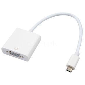 Cabo adaptador conversor usb tipo-c para vga full hd