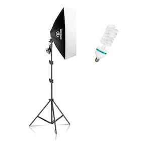 Kit Estudio Softbox 50X70 + Tripe 2M + Lampada 110V