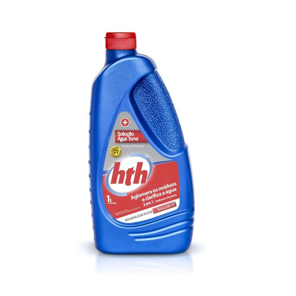 Solução água turva 1 Litro Hth para piscinas