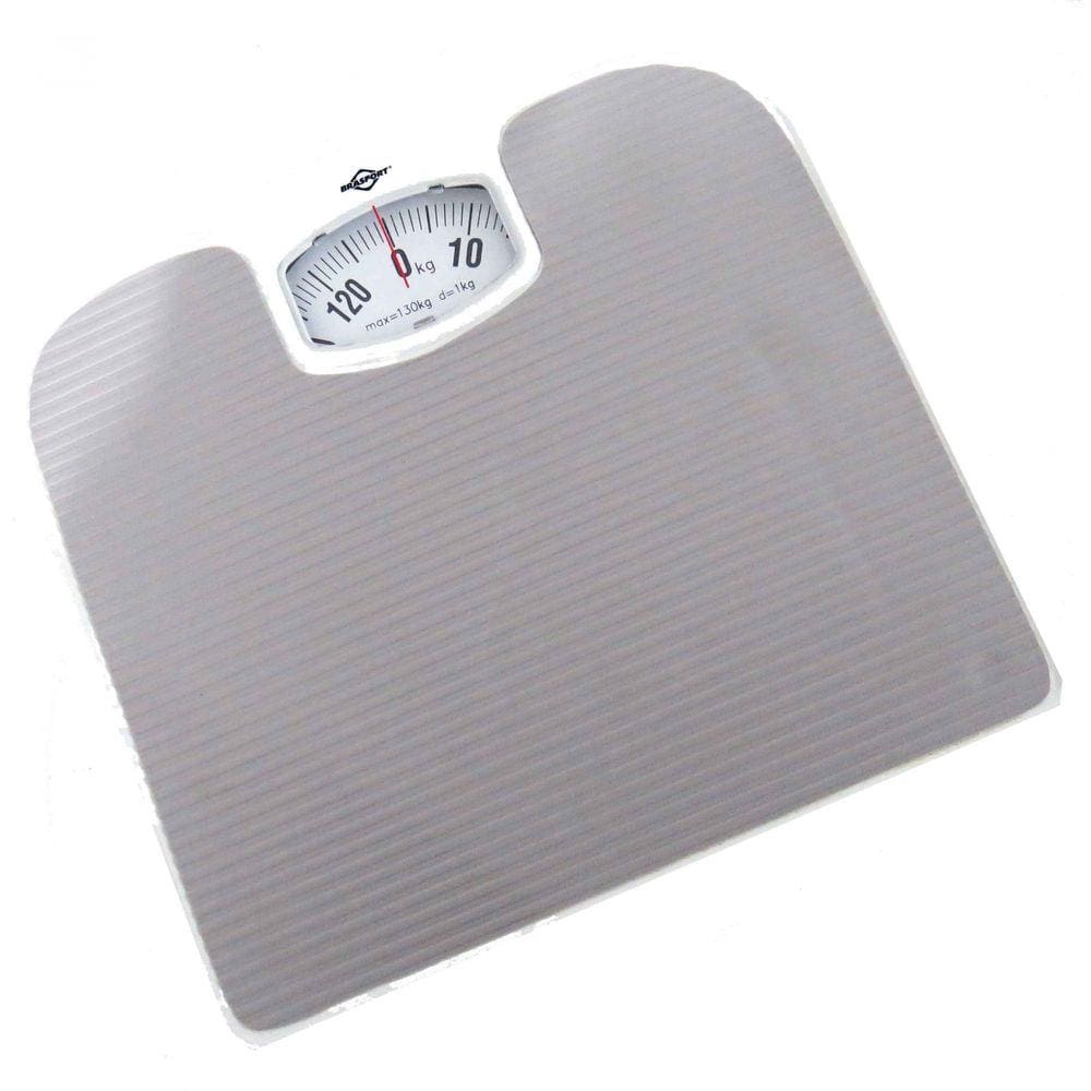 Balança Mecânica Antiderrapante 130kg Para Banheiro