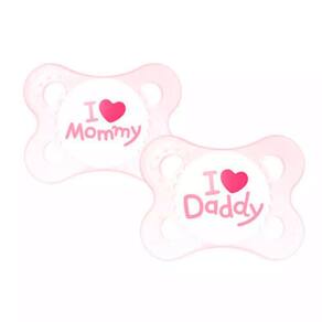 Chupeta Mom Dad - rosa - Mam