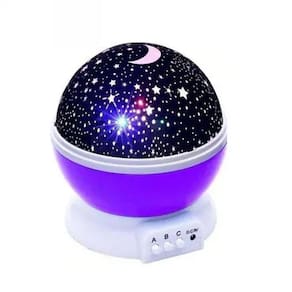 Projetor Star Master Céu Estrelado 360º Lilás Decoração