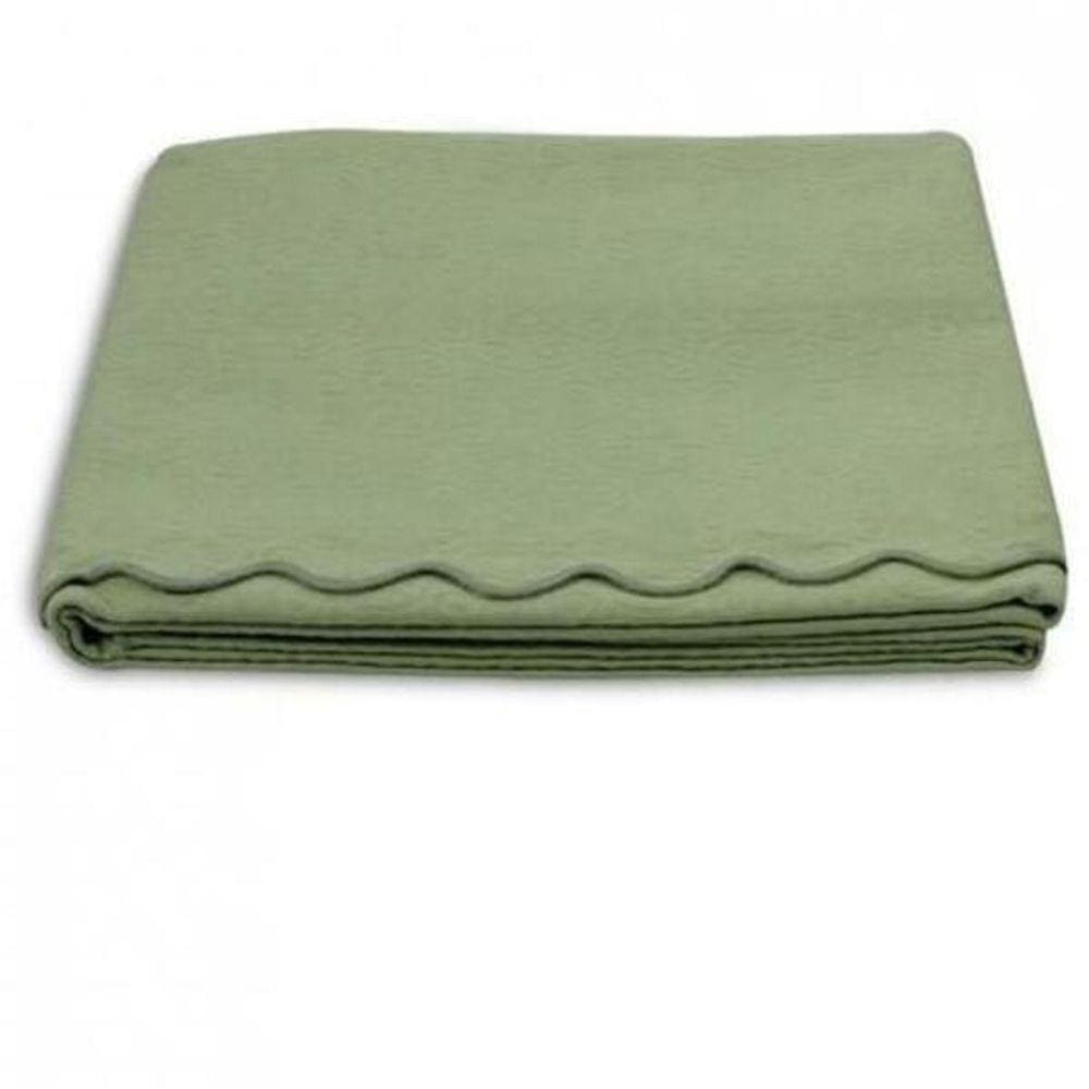 Colcha Tognato Piquet King 2,50X2,80 100% Algodão Verde Chá