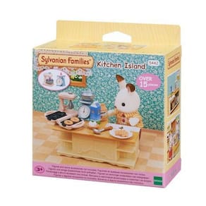 Sylvanian Families Conjunto Cozinha Com Ilha Epoch 5442