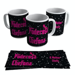 Caneca Poderosa Chefona Chefe Boss Patroa Filme 325ml