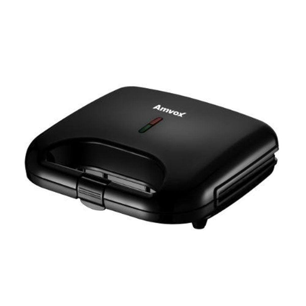 Amvox Sanduicheira E Grill  AMS 370 Black 110V
