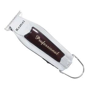 Máquina Acabamento Cortar Cabelo S/Fio Kemei Km-9163 Bi-Volt