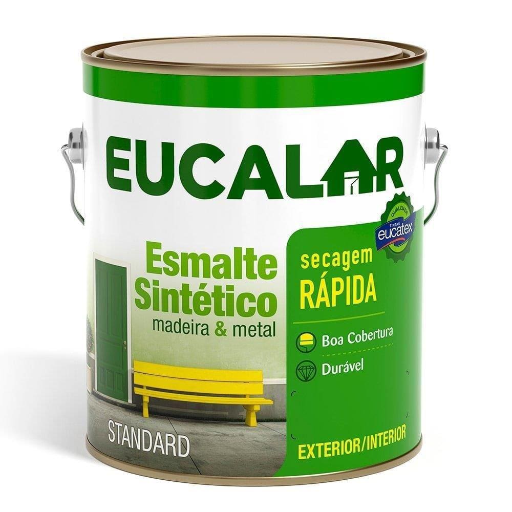 Tinta Esmalte Eucalar Brilhante Azul Franca 3600ml