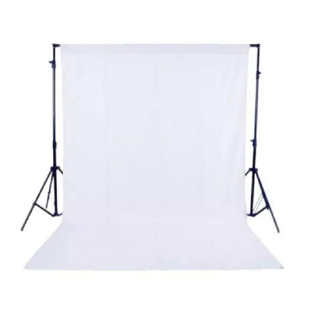Fundo Infinito fotográfico branco em tecido poliéster 3x3