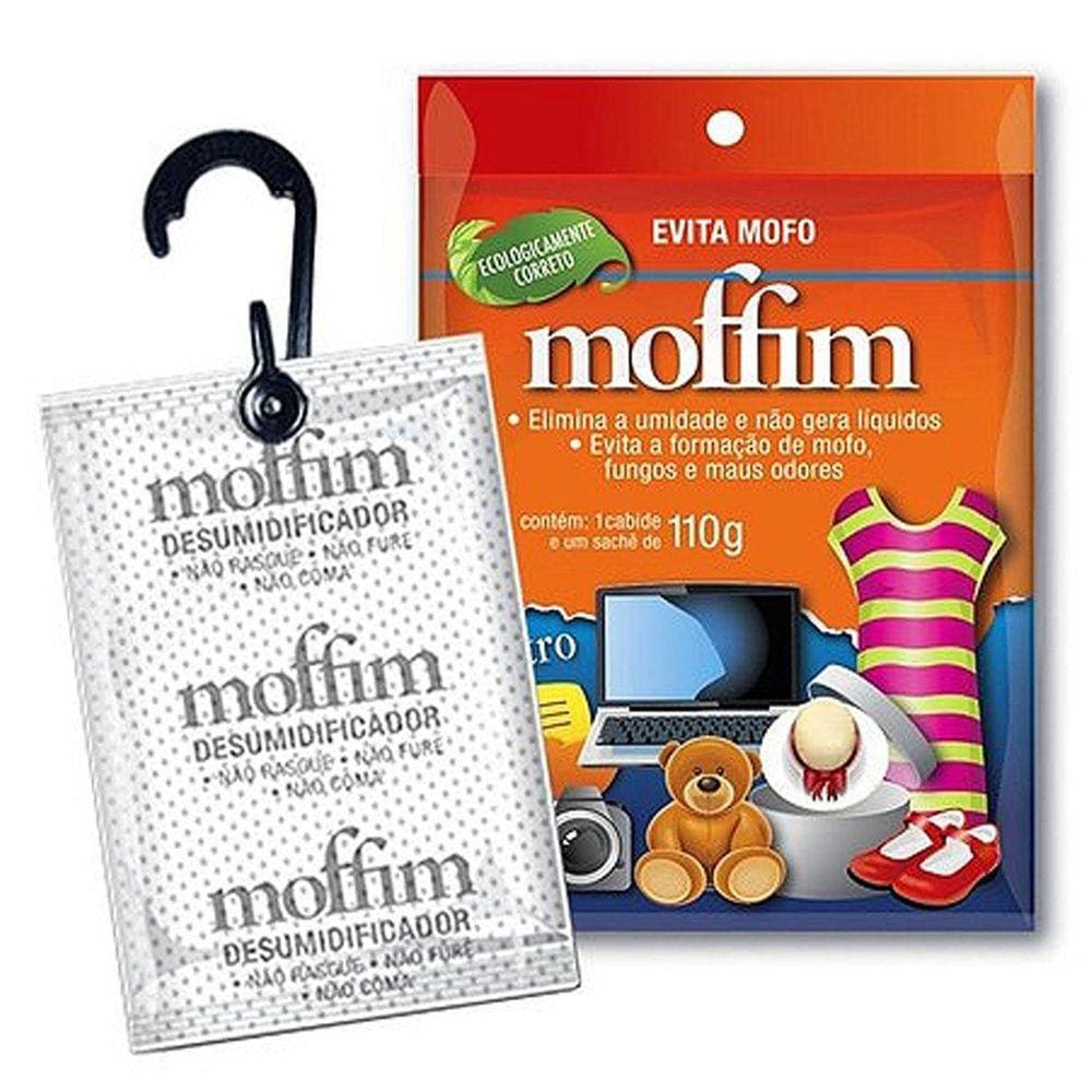 Desumidificador Moffim Evita Mofo Roupa Sapato Jóias - 5 Un.