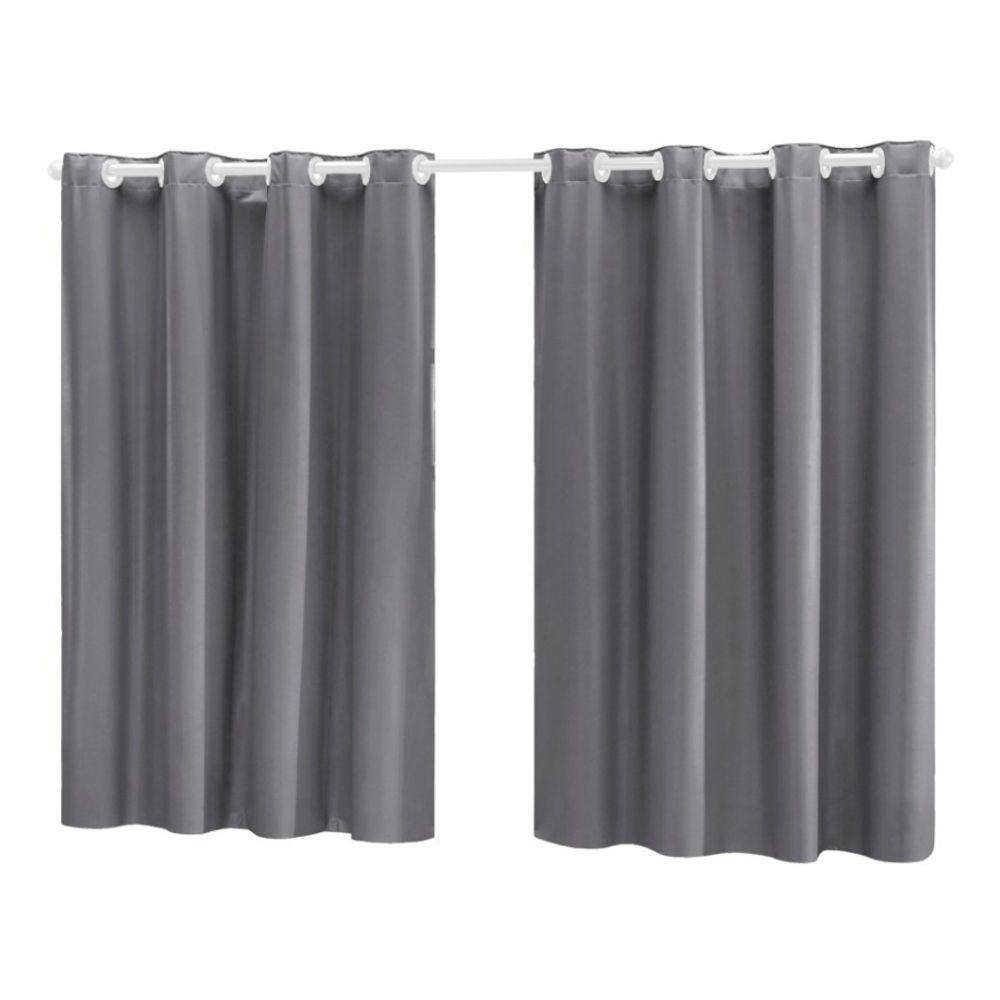 cortina para sala quarto em tecido oxford cinza 3,00x1,80