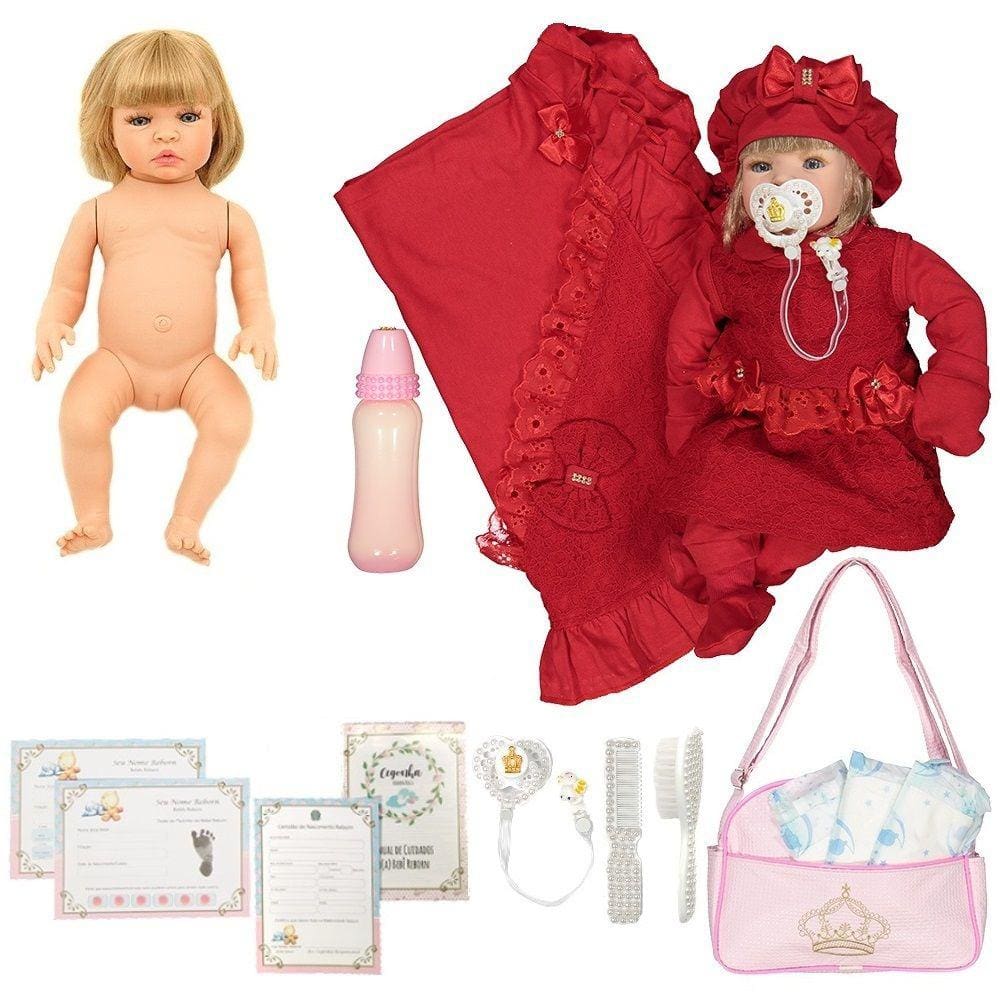 Boneca Bebe Reborn Realista Completa Barata - Cegonha Reborn Dolls