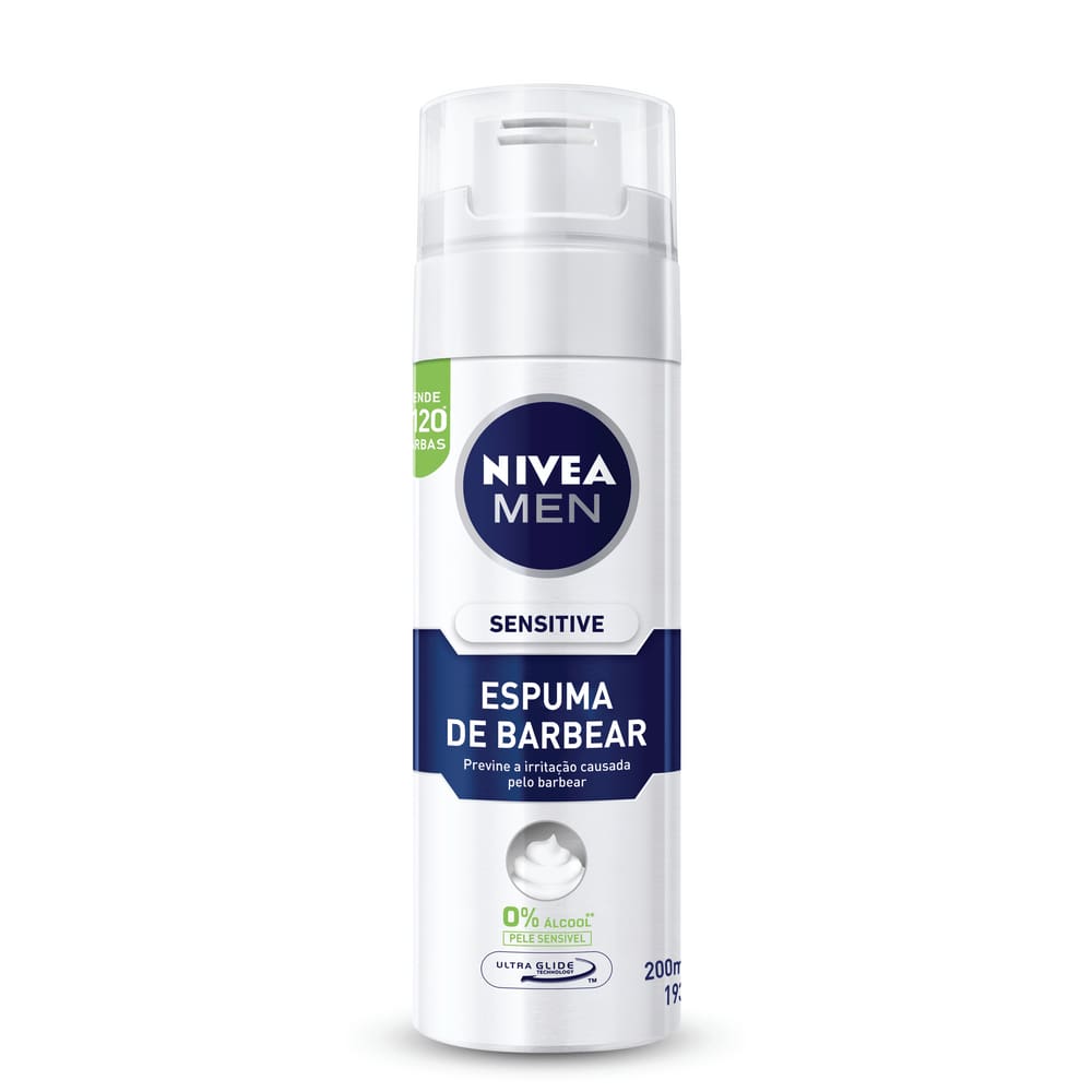 Espuma De Barbear Nívea Men Sensitive 193g