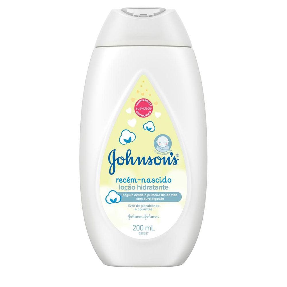 Creme Hidratante Corporal Johnson`s Baby Recém Nascido 200ml