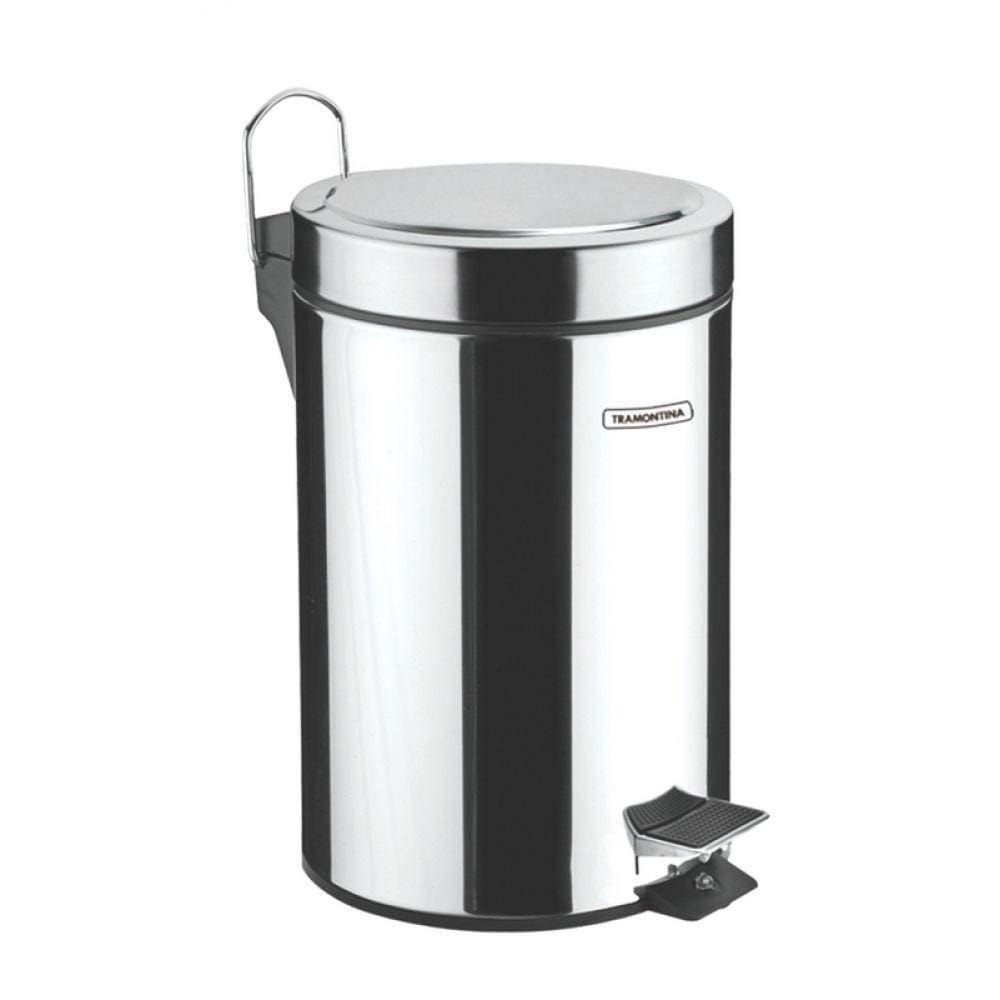 Lixeira Inox Com Pedal 20 L Acabamento