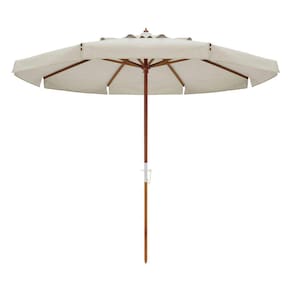 Ombrelone Madeira Positano 3m Bagum Sombreiro Jardim Bege - Belfix
