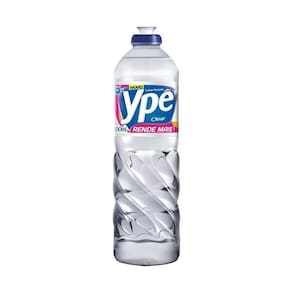 Detergente Lava Louças Ypê Clear Rende Mais 500Ml Kit 24