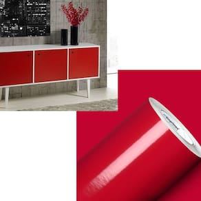 Adesivo Vinil Envelopamento 12mx50cm Vermelho