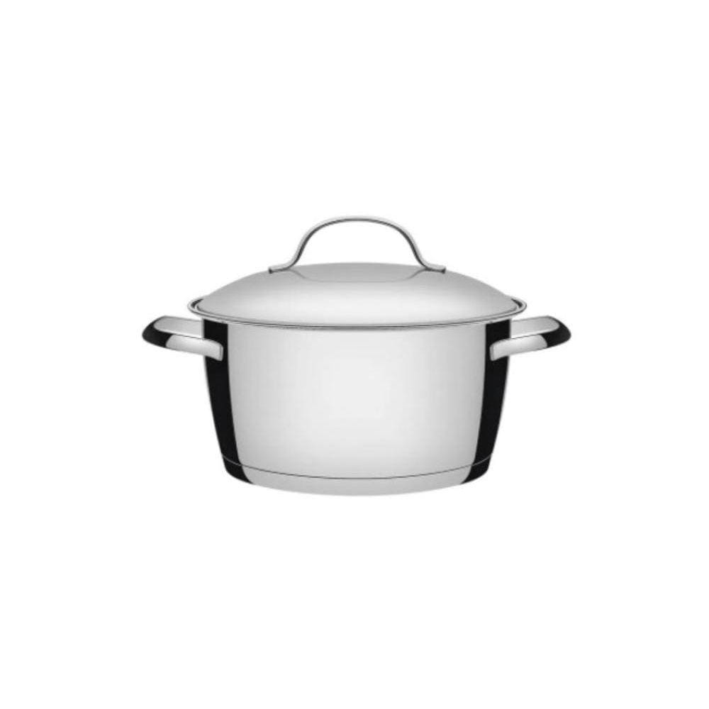 Caçarola Funda Tramontina Allegra Inox Fundo Tripl 20cm3,1L
