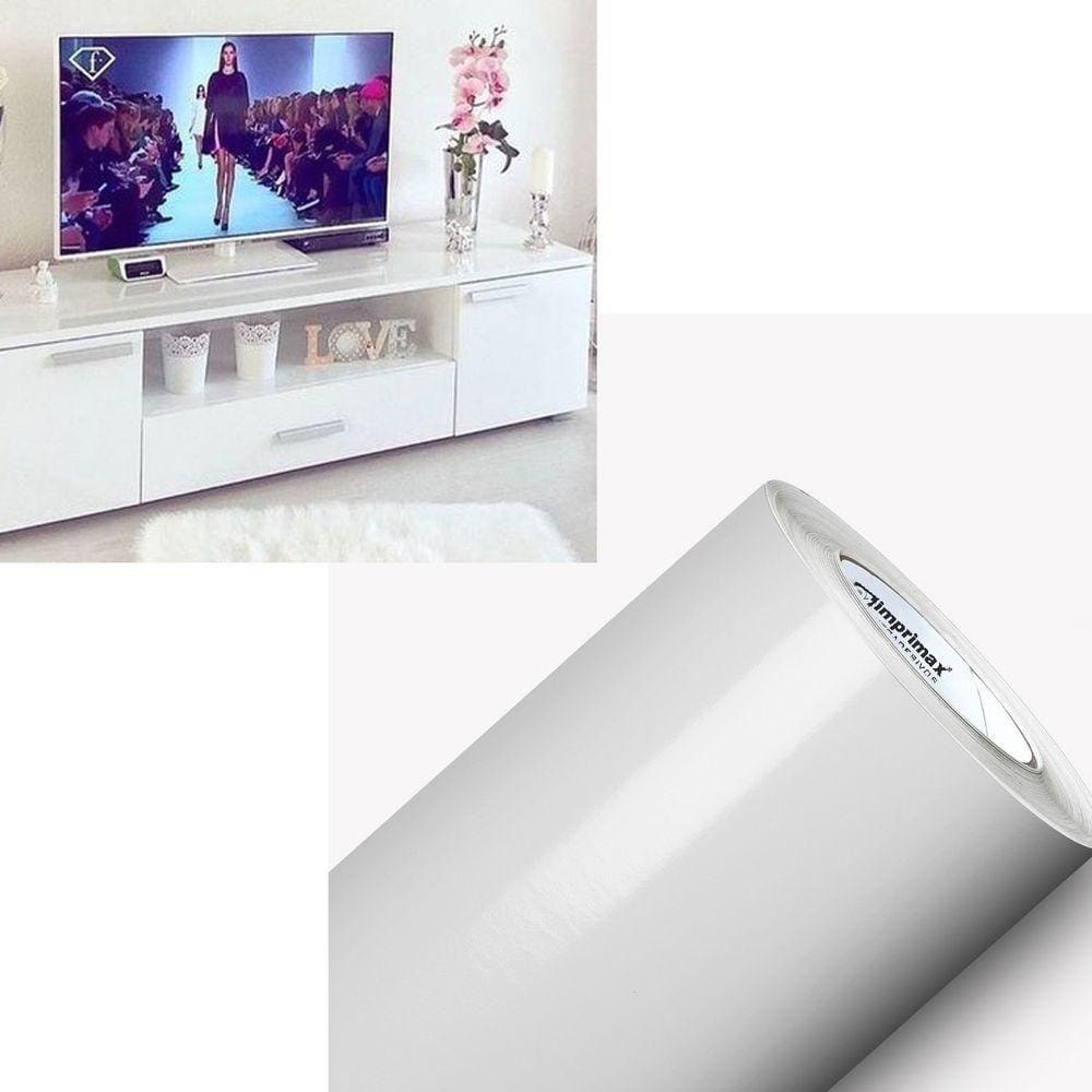 Adesivo Vinil Envelopamento 8mx50cm Branco