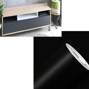 Adesivo Vinil Envelopamento 9mx50cm Preto Fosco