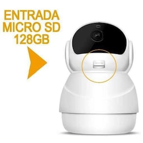 Câmera Segurança Ip Wifi Áudio Vídeo Sensor De Movimento