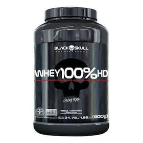 Whey 100% Hd Black Skull - Chocolate - Pote 900G