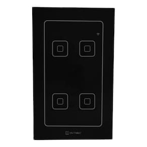 Interruptor Inteligente Touch 4 Teclas Wi-Fi - Alexa