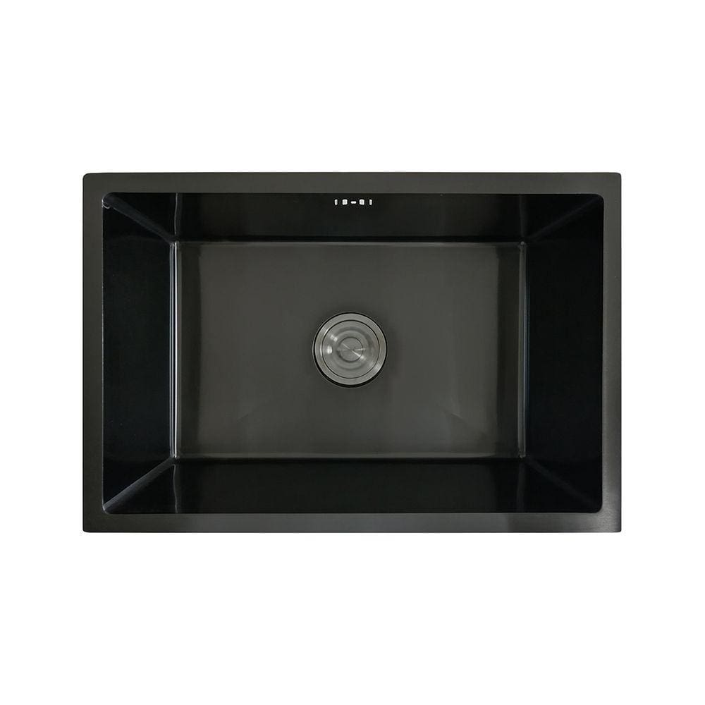 Cuba Inox de Cozinha - Embutir ou Sobrepor Gourmet 60x40 com Acessórios - Preta