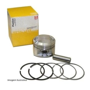 Kit Pistão Aneis Metal Leve Cg Cargo Titan Fan Bros 150 0,25