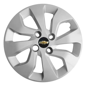 Kit 4X Calota Gm Onix Prisma Aro 14 Emblema 373Cb