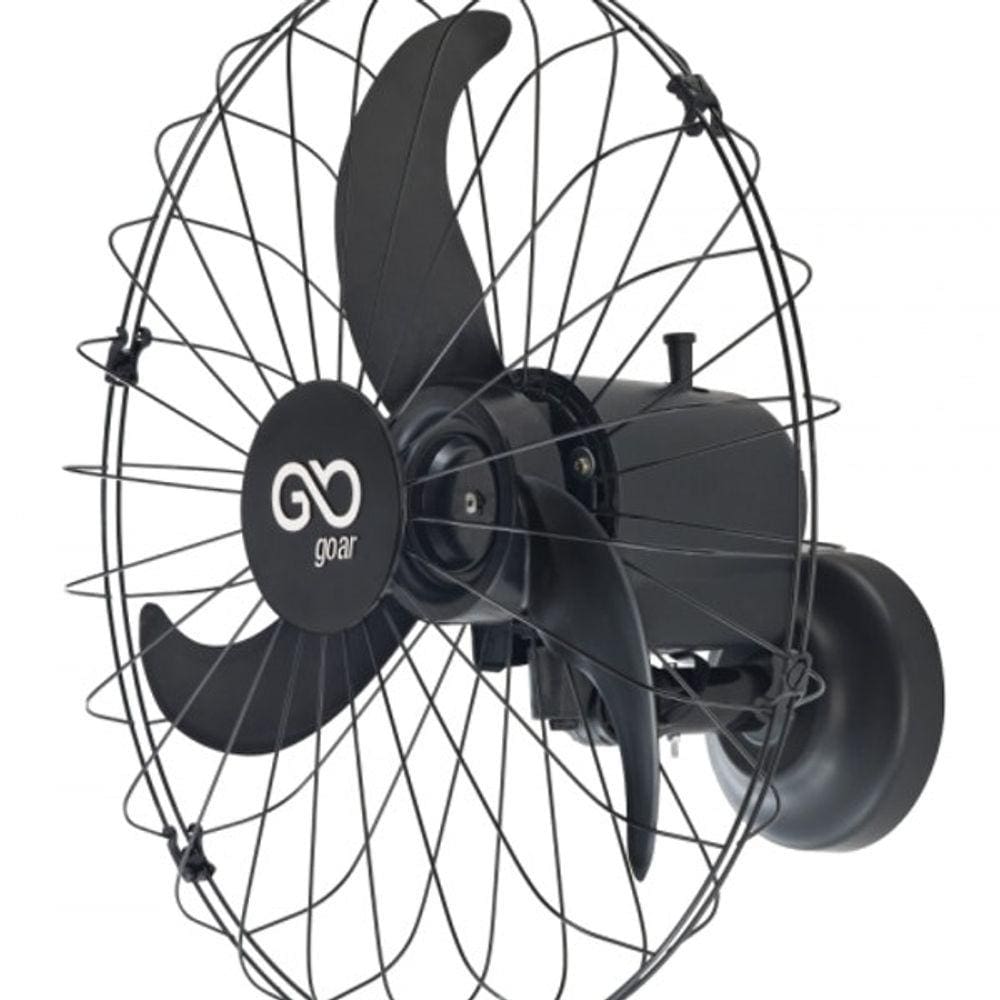 Ventilador De Parede Goar 60cm Preto Bivolt