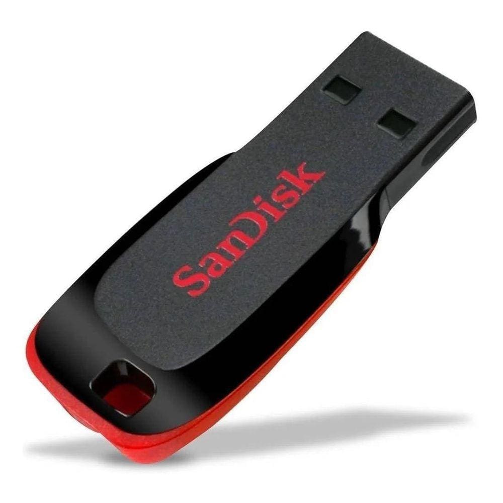 Pendrive De 16Gb Sandisk Cruzer Blade Sdcz50-016G-B35 Preto/