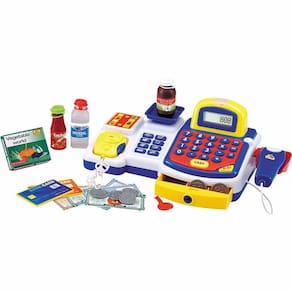 Caixa Registradora Com Acessórios Som e luz Dmt3816 Dm Toys