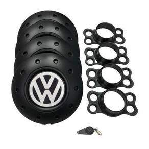 Calotas Miollo Vw Gol G2 Special Aro 13 1995/03 Amarok Preto