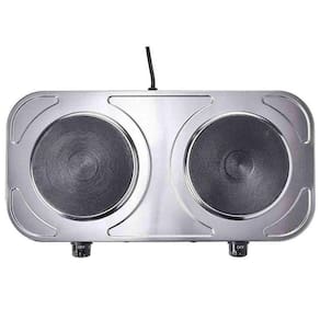 Fogão Elétrico De Mesa Agratto 2 Pratos Inox Portátil 220V