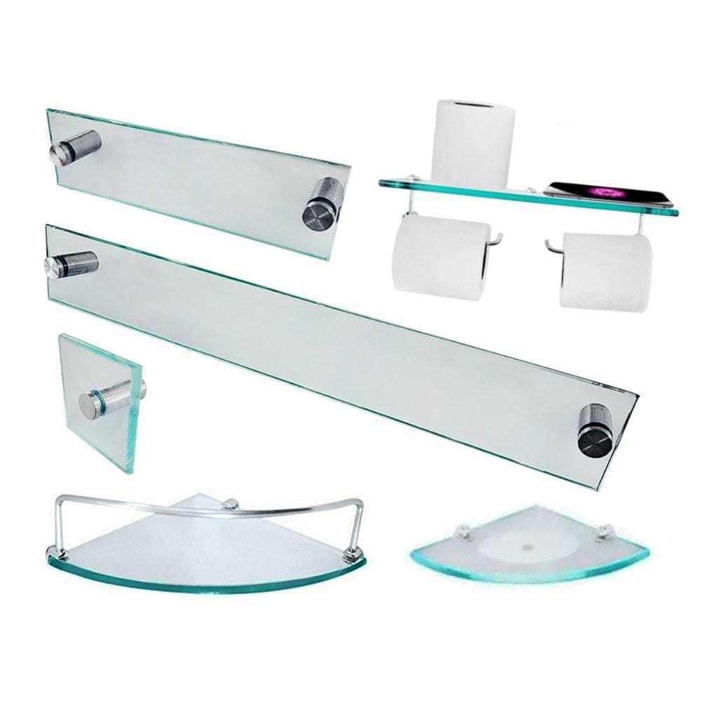 Kit Para Banheiro Premium Max 03 Incolor (6 Peças)