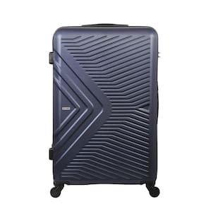 Mala de Bordo Pequena para Viagem em Abs Yins 21147 Rodas Giro 360º Cadeado Integrado Azul Marinho