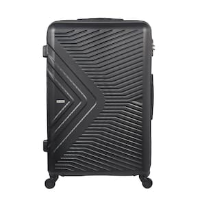 Mala de Bordo Pequena para Viagem em Abs Yins 21147 Rodas Giro 360º Cadeado Integrado Preto